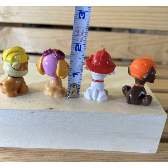 Nickelodeon Paw Patrol Lot of 4 Toy figures cake toppers mini 1.5 inches tall - Picture 6 of 6